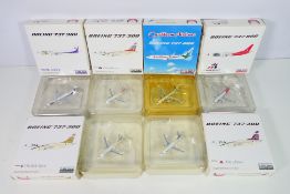 Phoenix - 6 x boxed Platinum Series aircraft in 1/400 scale including Boeing 737-8Q8 in Caribbean