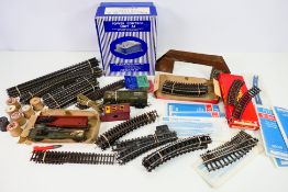 Tri-ang - Hornby - Peco - A collection of OO gauge track sections including points,