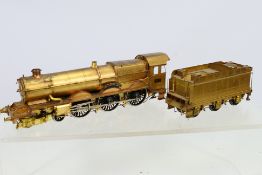 Brass - An unboxed brass OO gauge 4-6-0 locomotive named King Henry VIII number 6013 # 36.