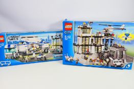 Lego - City - 2 x boxed sets Police Station # 7237 and Police Truck # 7743.