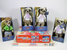 Meerkat - Cherished Teddies - My Little Pony - 4 x boxed Meerkat soft toys still in their shipping