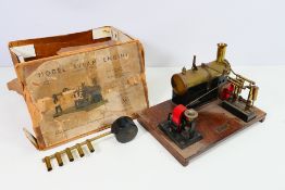 Mersey Model Company - A boxed Horizontal Stationary Steam Engine with Dynamo # 54D by the Mersey