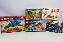 Lego - Ninjago - Star Wars - Super Heroes - 5 x boxed Lego sets, Speed Force Freeze Pursuit # 76098,
