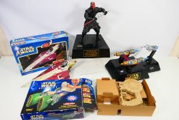 Star Wars - A boxed Jedi Star Fighter, a boxed Gasgano's Podracer,