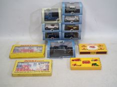 Oxford - Atlas - Matchbox - 8 x boxed cars in 1/43 scale including Mini Cooper, Land Rover,