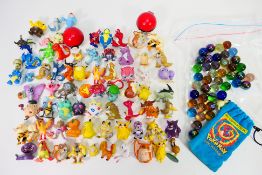 Pokemon - Tomy - A group of Pokemon figures including a sought after clear Gengar, Venomoth,