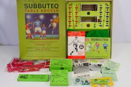 Subbuteo - A boxed Subbuteo Table Soccer Continental Club Edition with some extra boxed accessories