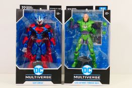 DC Multiverse - Superman - McFarlane Toys - 2 x factory sealed boxed figures,