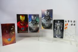 Iron Man - ZD Toys - Marvel - 4 x boxed figures, Iron Man Mark II x 2,