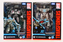 Transformers - 2 x factory sealed Transformers Generations Studio Series figures,