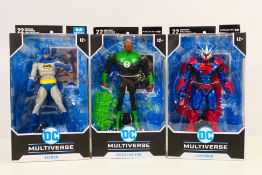 DC Multiverse - Superman - McFarlane Toys - 3 x factory sealed boxed figures, Superman,