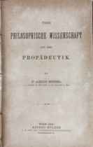 MEINONG, A. Über philosophische Wissenschaft und ihre Propädeutik. Wien, A. Hölder, 1885
