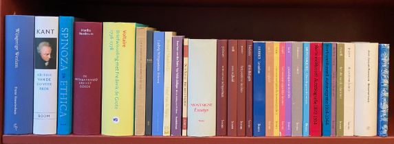 COLLECTION of 30 philosophical works in Dutch (translation). 20th c. Diff. sizes