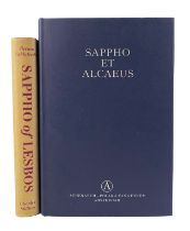 SAPPHO & ALCAEUS. Fragmenta. Ed. E.-M. Voigt. Amst., 1971. x, 506, (2