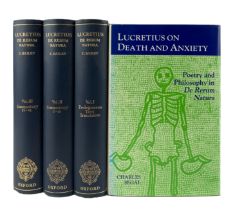 LUCRETIUS. De rerum natura ll. VI. Ed. w. proleg., crit. apparat., transl