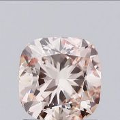 Cushion Brilliant Diamond 1.00 Carat Fancy Pink Colour VS1 Clarity IGI Certificate