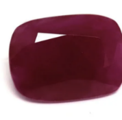 Natural Ruby Red Cushion 5.46ct GIA Certificate