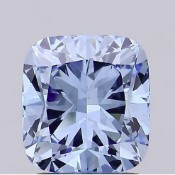 Cushion Brilliant Cut Diamond 2.01CT Vivid Blue Colour VS2 Clarity IGI Certificate