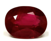 Red Ruby Oval Shape EyeClean Clarity 2.56 Carat - EDR Certificate
