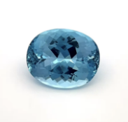 Natural Aquamarine Blue Oval 6.38ct
