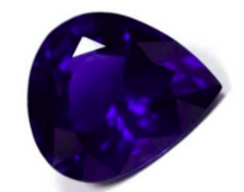 Blue Sapphire Pear Shape EyeClean Clarity 2.20 Carat - EDR Certificate