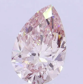 Pear Cut Diamond 2.52 Carat Fancy Pink Colour VS1 Clarity ( Loose Diamond )