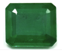 Green Emerald - Emerald Shape EyeClean Clarity 2.16 Carat - EDR Certificate