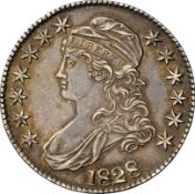 NGC AU53, USA, Half Dollar, 1828