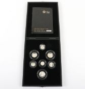 2008 UK Royal Shield of Arms Silver Piedfort Collection