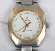 A ladies Omega Seamaster wristwatch