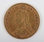 Victoria (1837-1901), Half Sovereign, 1894