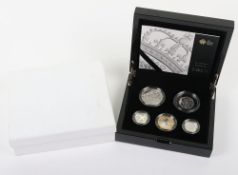 The UK Silver Piedfort Set 2010