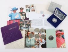 Gibraltar silver crown, 2006 80th Birthday silver coin