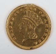 USA, 1 Dollar, Gold, 1883, Indian Head