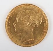 Victoria (1837-1901), Sovereign, 1884, Melbourne