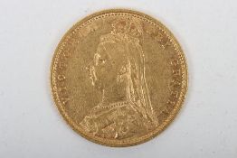 Victoria, (1837-1901), Half Sovereign, 1892