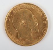 Edward VII (1901-1910) Sovereign, 1907, Melbourne