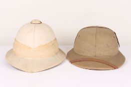 British Foreign Service Helmets in Storage Tin
