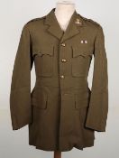 WW2 British 15th/19th Kings Royal Hussars Officers Tunic, Awarded the Military Cross MC