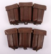 WW2 German K98 Ammunition Pouches, matched pair, Luftwaffe/Afrika Korps