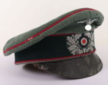 WW2 German Army High Command (General Staff) Officers Crusher Cap