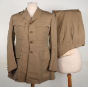 WW2 British 23rd Hussars Officers Service Dress KD Uniform