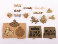 British South Africa Police Badges