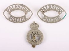Palestine Police Badges