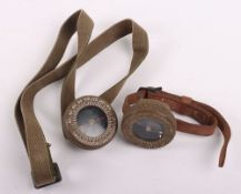 Two WW2 US Army Wrist / Leg Compasses