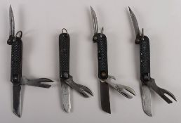 4x British Military Jack Knives