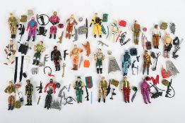Twenty Three Vintage G.I. Joe Gi Joe Action Force 1988 Action Figures Hasbro.