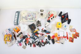 Quantity of Vintage Starcom Figures and Vehicles Coleco.
