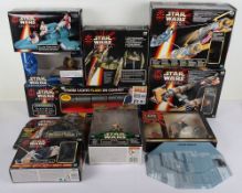 Eleven Star Wars Episode One The Phantom Menace Boxed toys Hasbro.