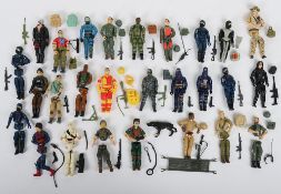 Twenty Seven Vintage G.I. Joe Gi Joe Action Force 1982-1984 Action Figures Hasbro.